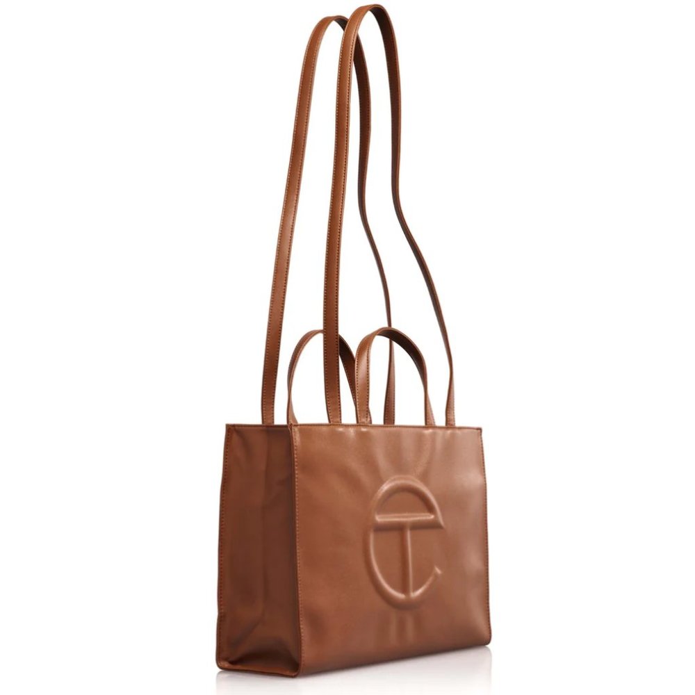 TELFAR medium tan medium shopping bag - NWT - still in box - authentic